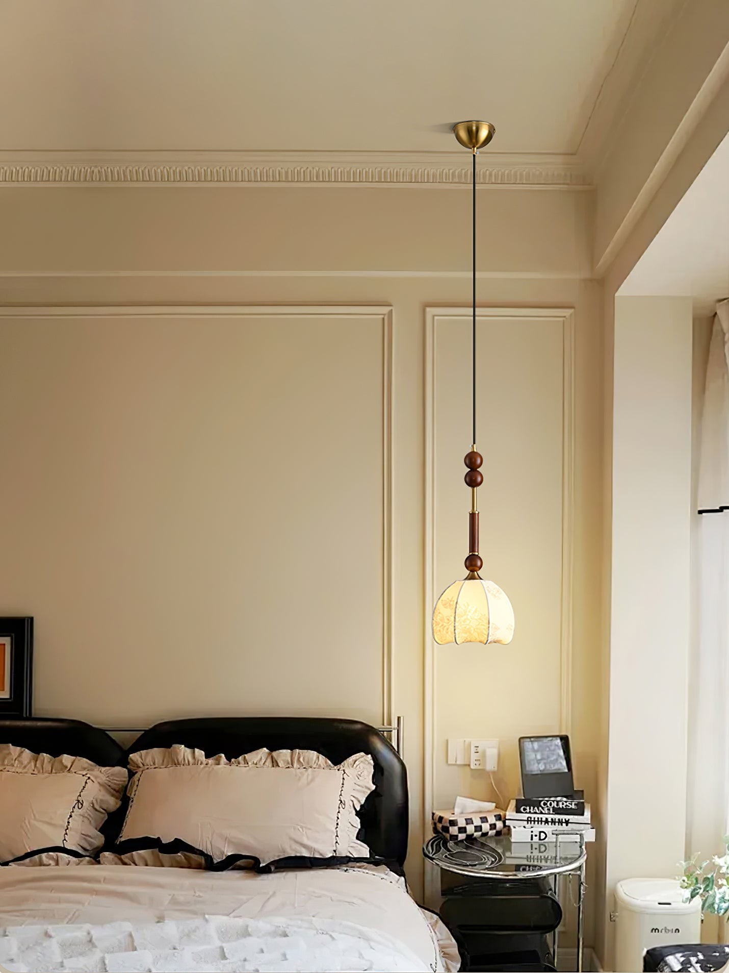 Retro Solid Wood Series Pendant Lamp M420