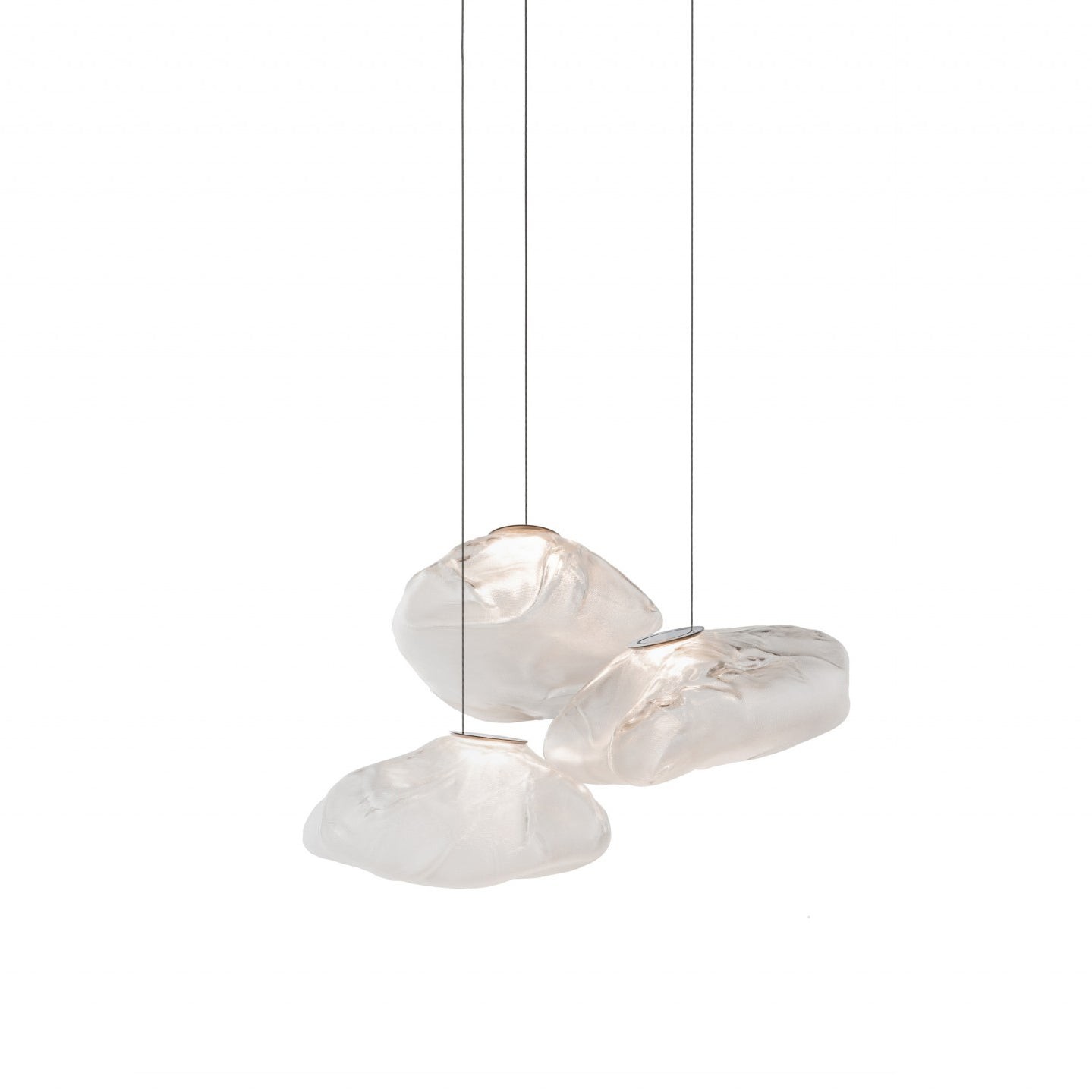Multi-Head Irregular Glass Bubble Chandelier M79