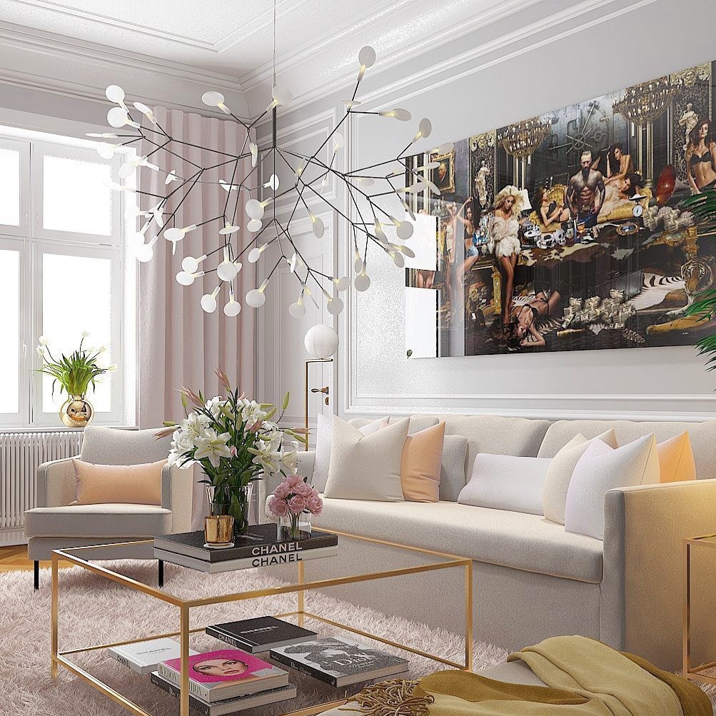 Floresta Chandelier – Artistic LED Chandelier for Residential Spaces