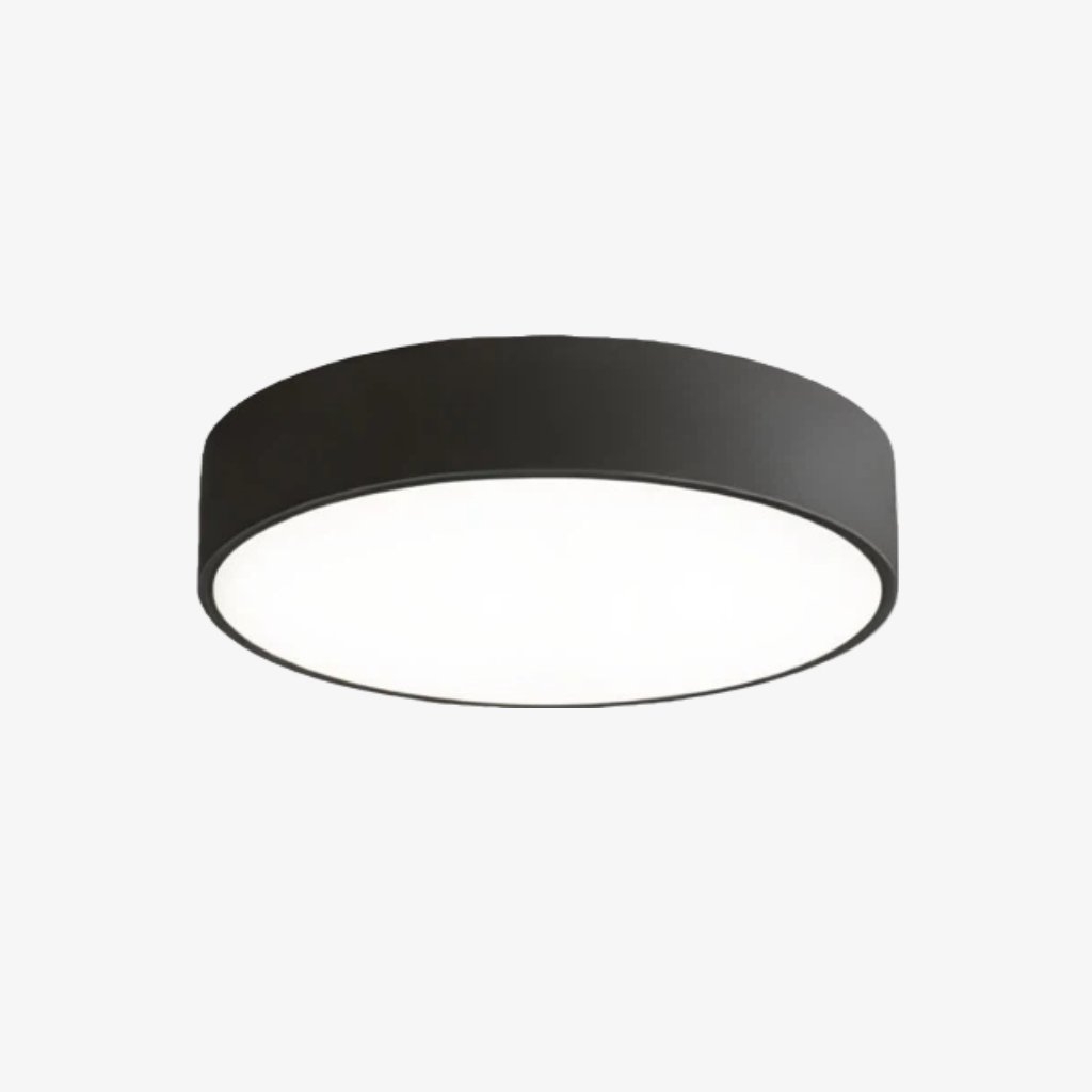 Rondi Minimalist Round LED Ceiling Light - Circular Iron Design for Living Room and Bedroom T558