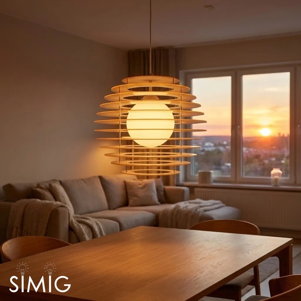 Bauhaus Memphis Acrylic Sunrise Pendant Lamp G78