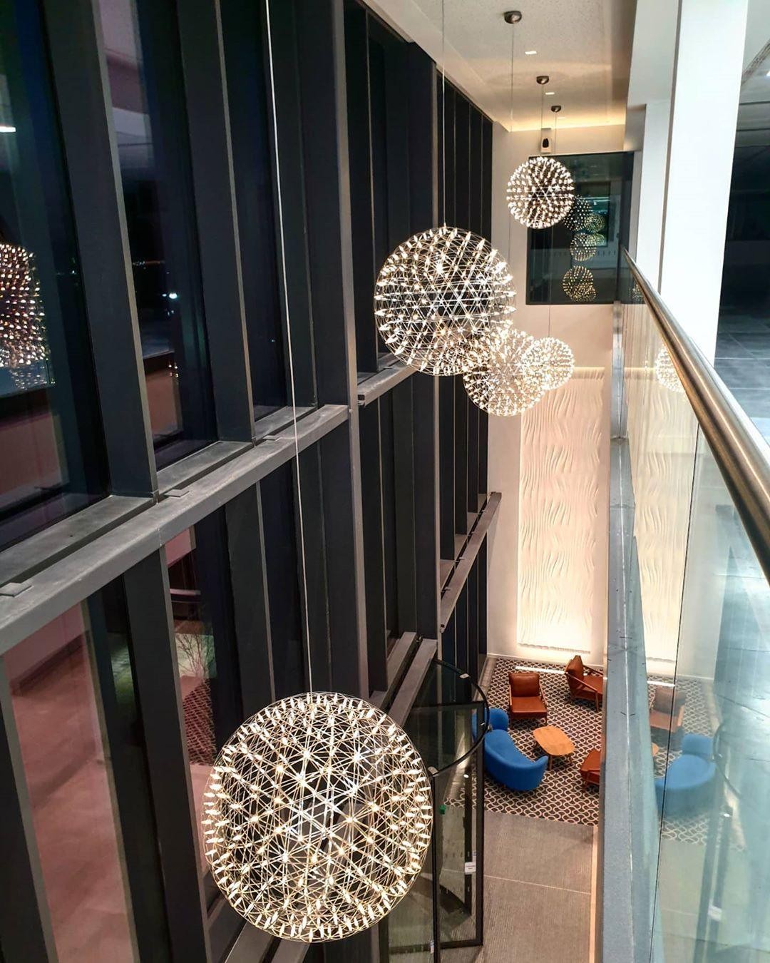 Silver Spark Ball Pendant Light T204
