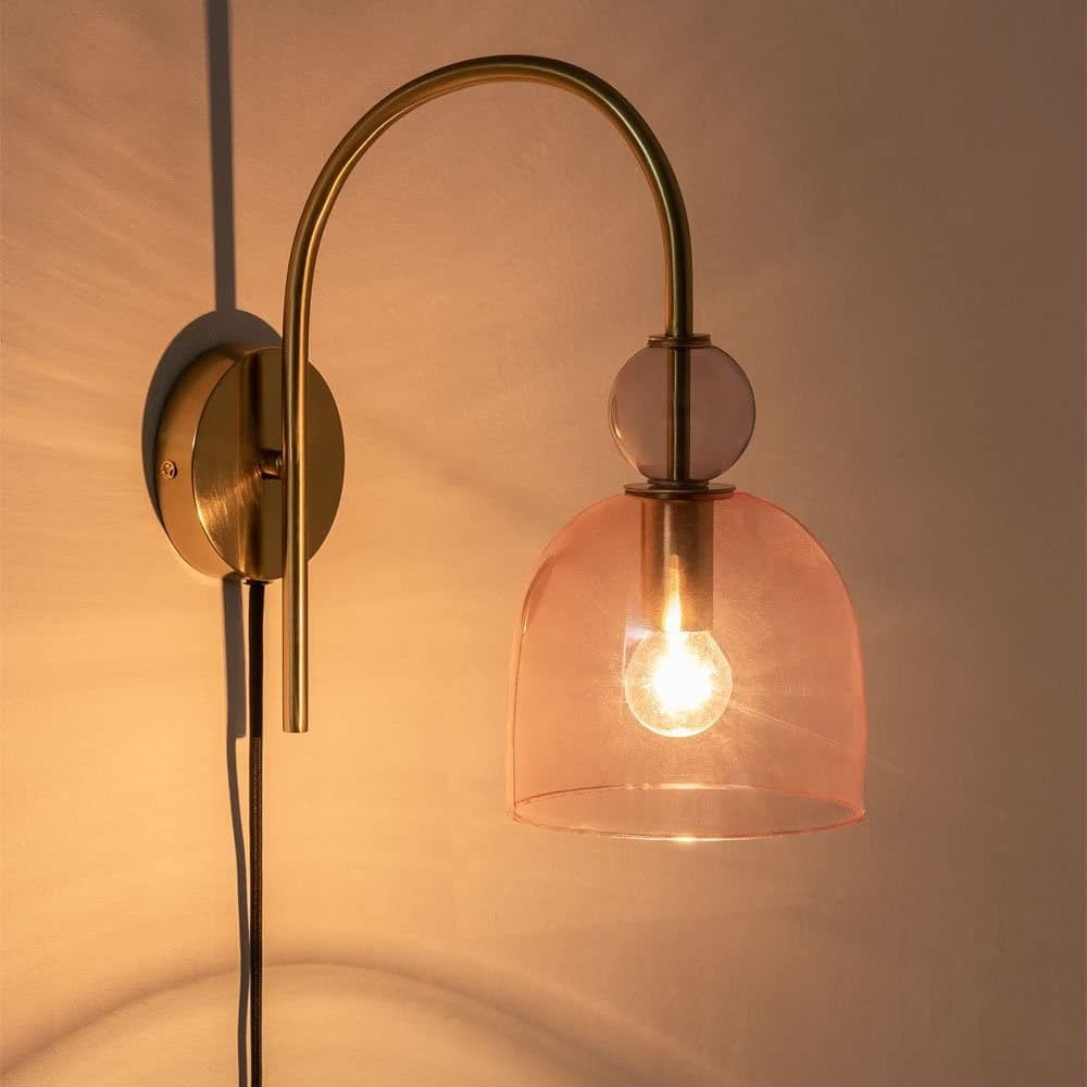 Contemporary Glass Lamp – Soft Glow for Modern Interiors S243