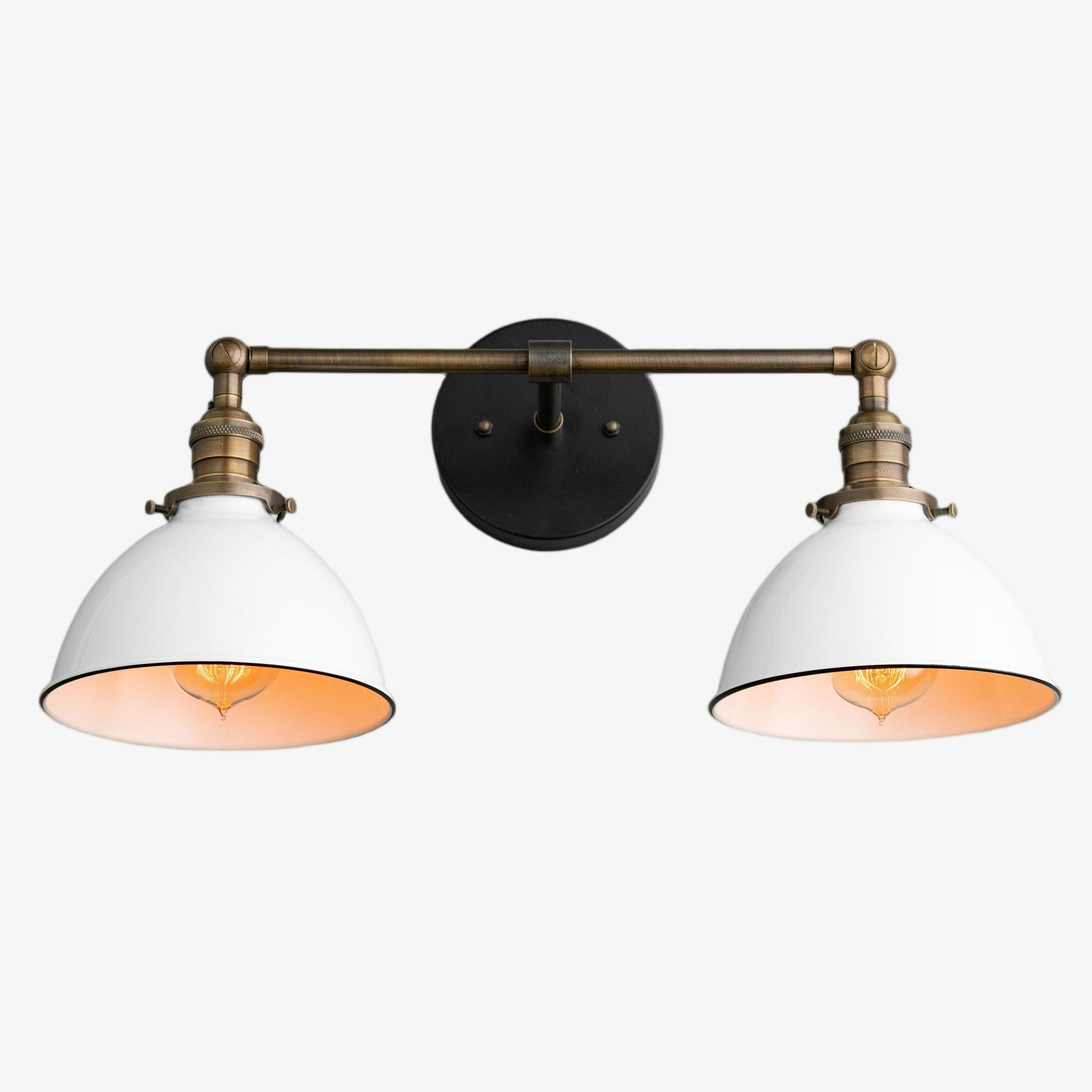 Conique Metal Industrial Vanity Light - Modern Bathroom Lighting Fixture T335