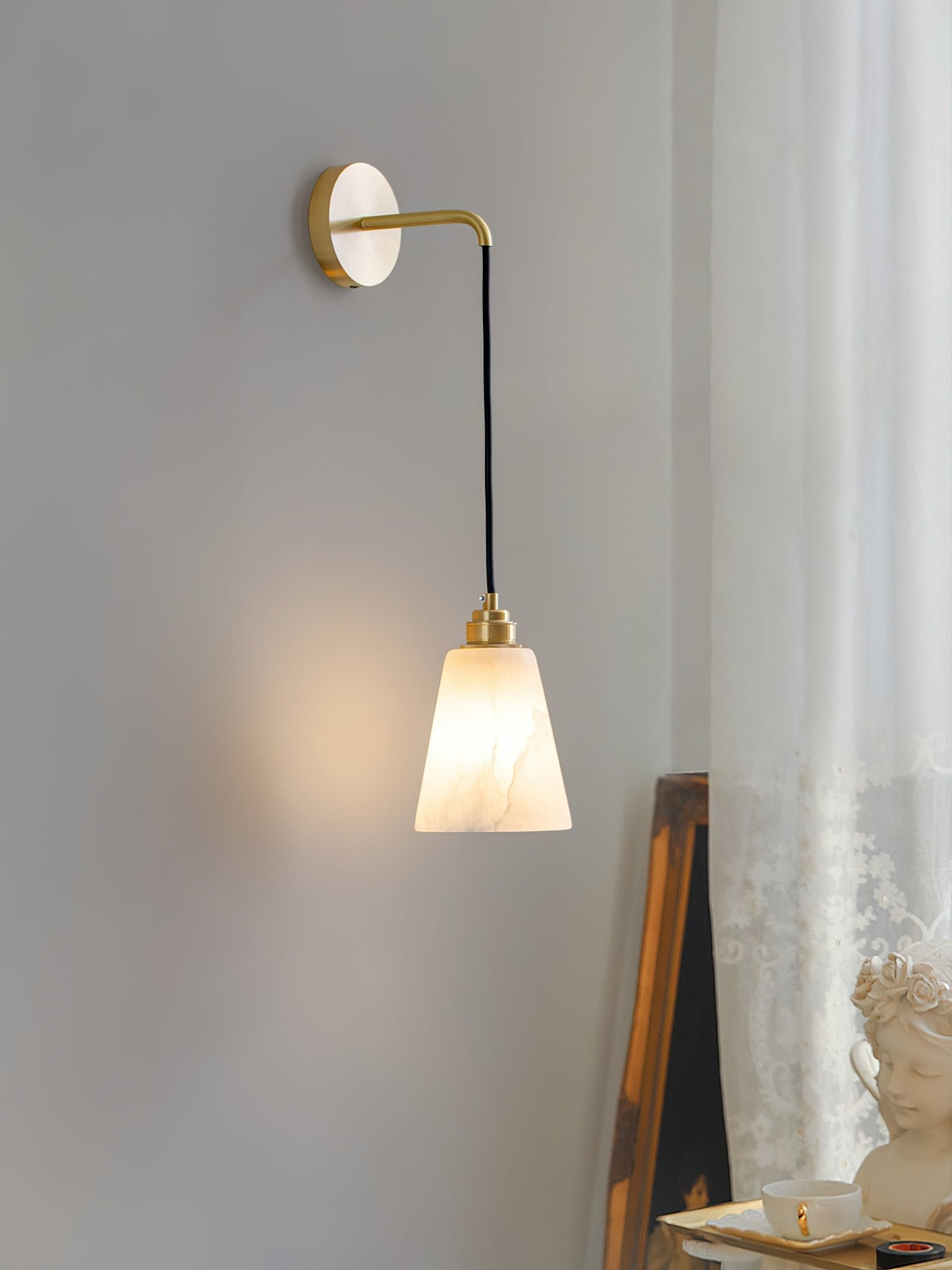 Droplet Alabaster Wall Lamp T1627