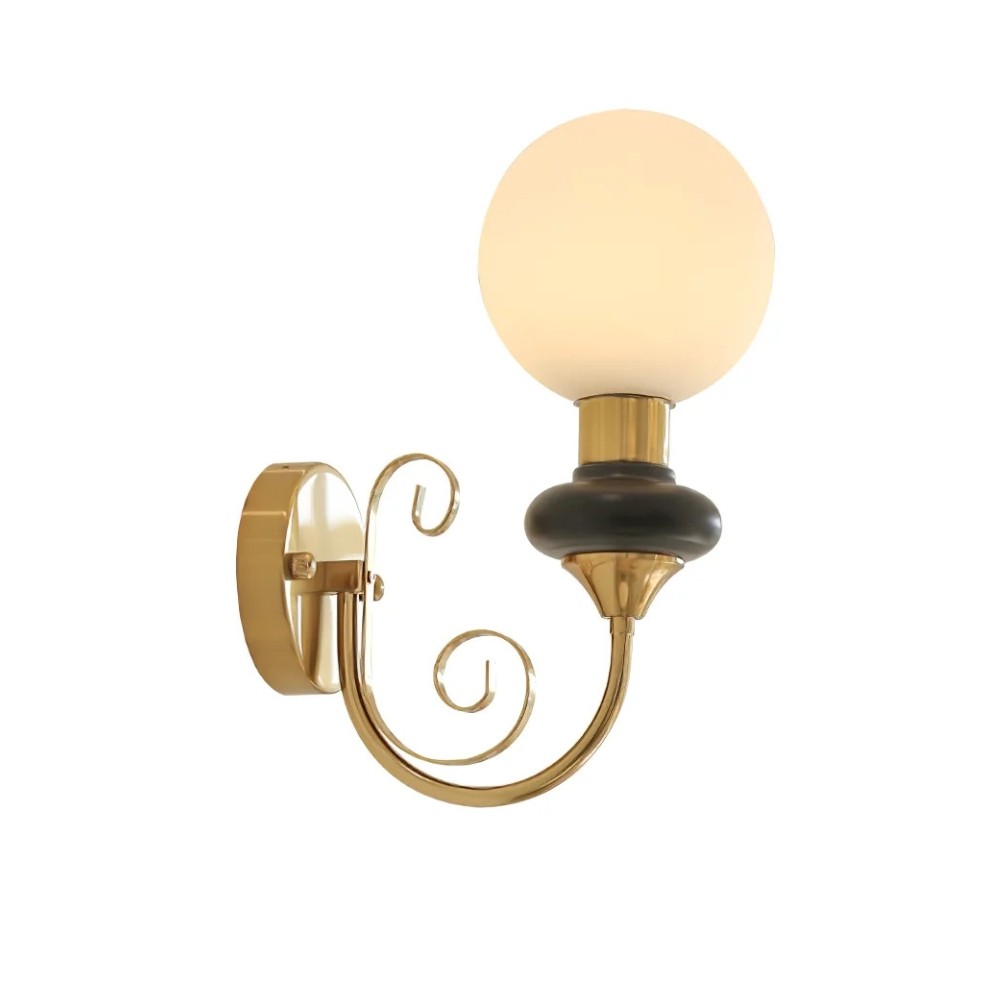 Elegant Wall Lamp with Sculptural Glow and Architectural Form S220