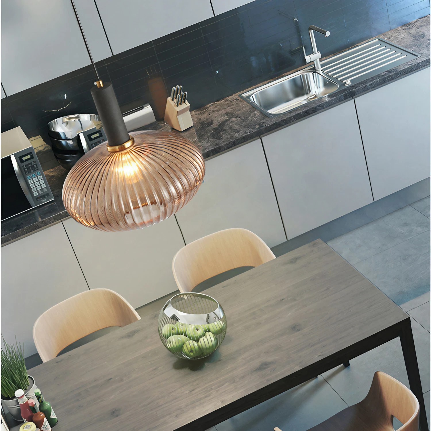 Vintage Creative Glass Pendant Lamp S69