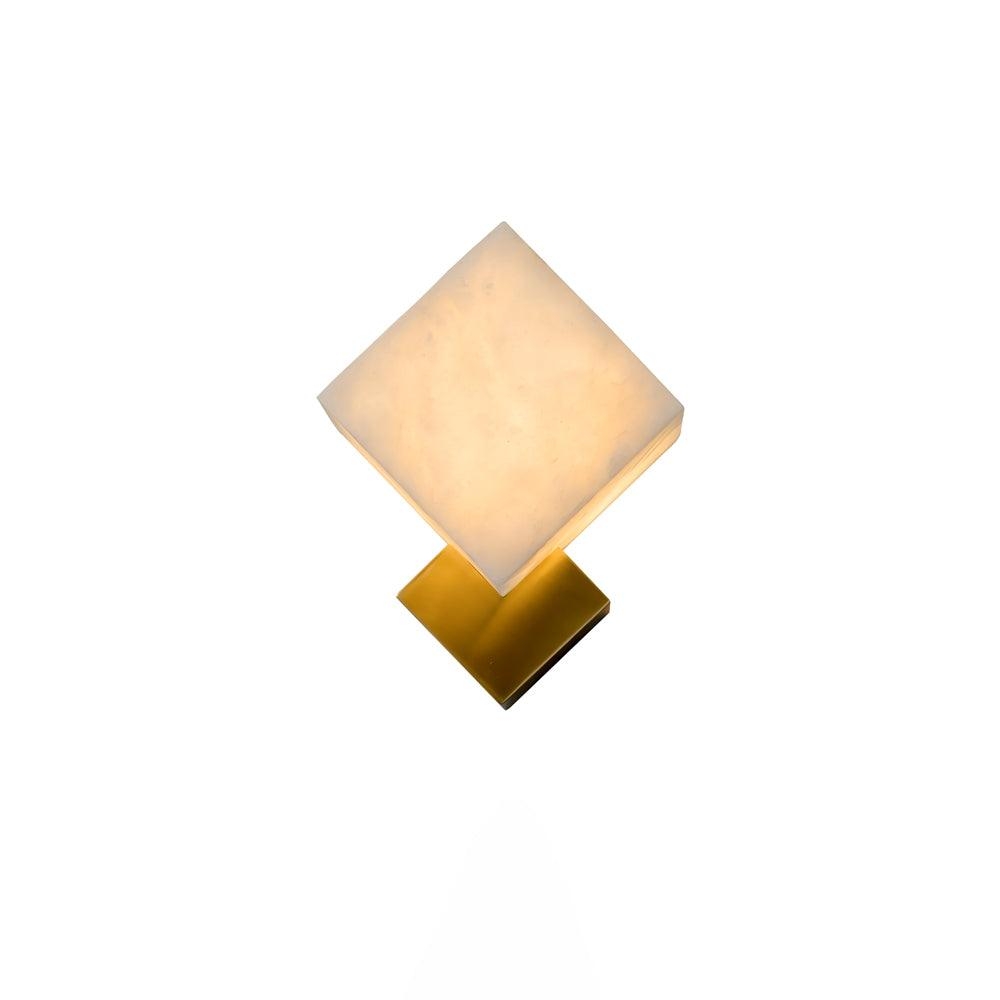 Block Alabaster Wall Sconce T1611