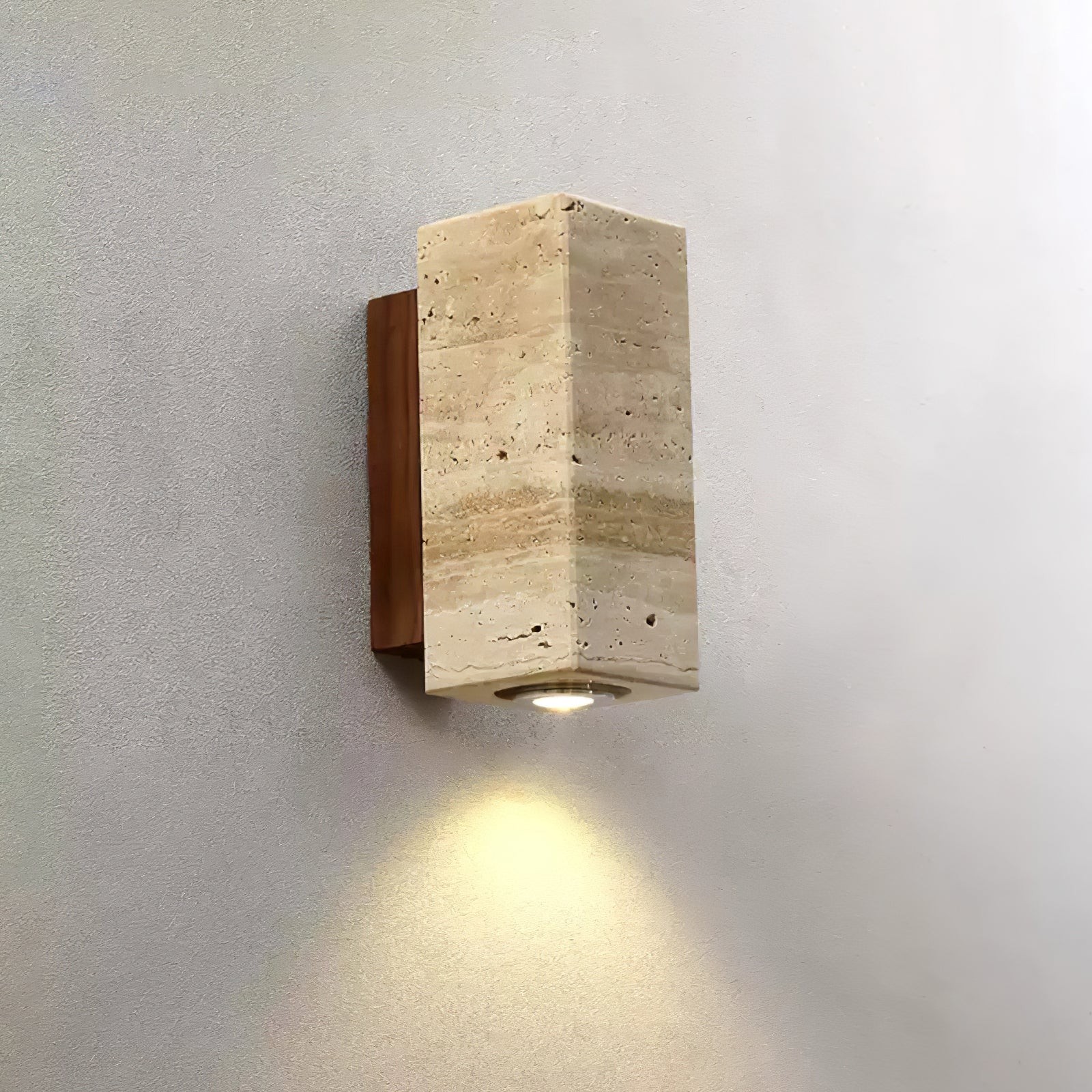 Vintage Marble Travertine Wall Lamp M475