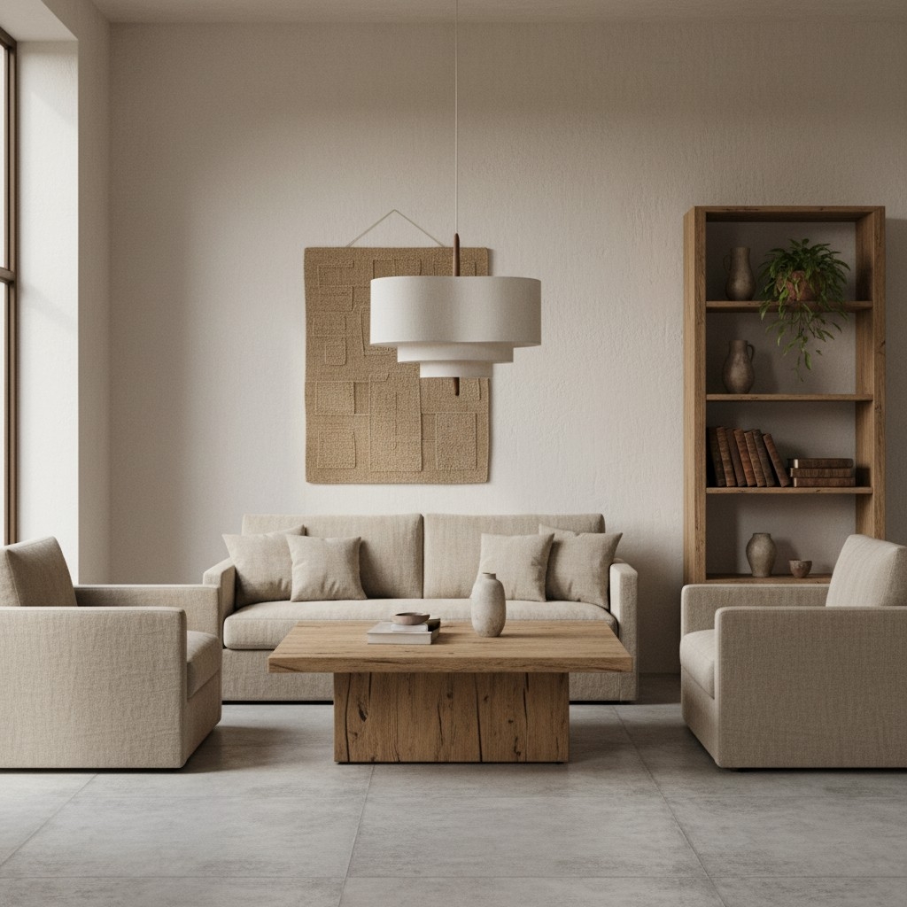 Softlume Layered Fabric Pendant Lamp - Sculptural Soft Shade Lamp for Home Ambient Lighting T1180