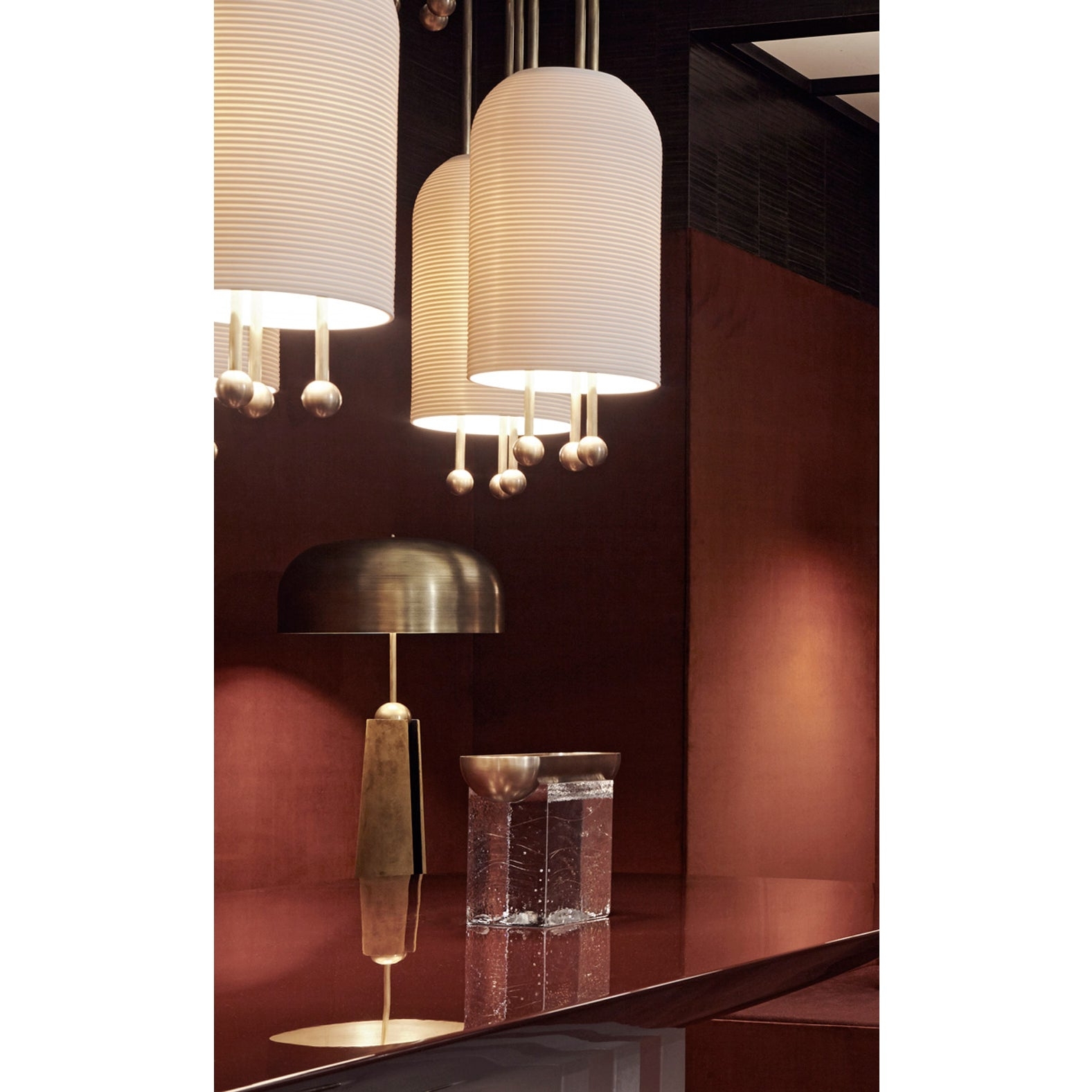 Lantern Glass Pendant Lamp T1703