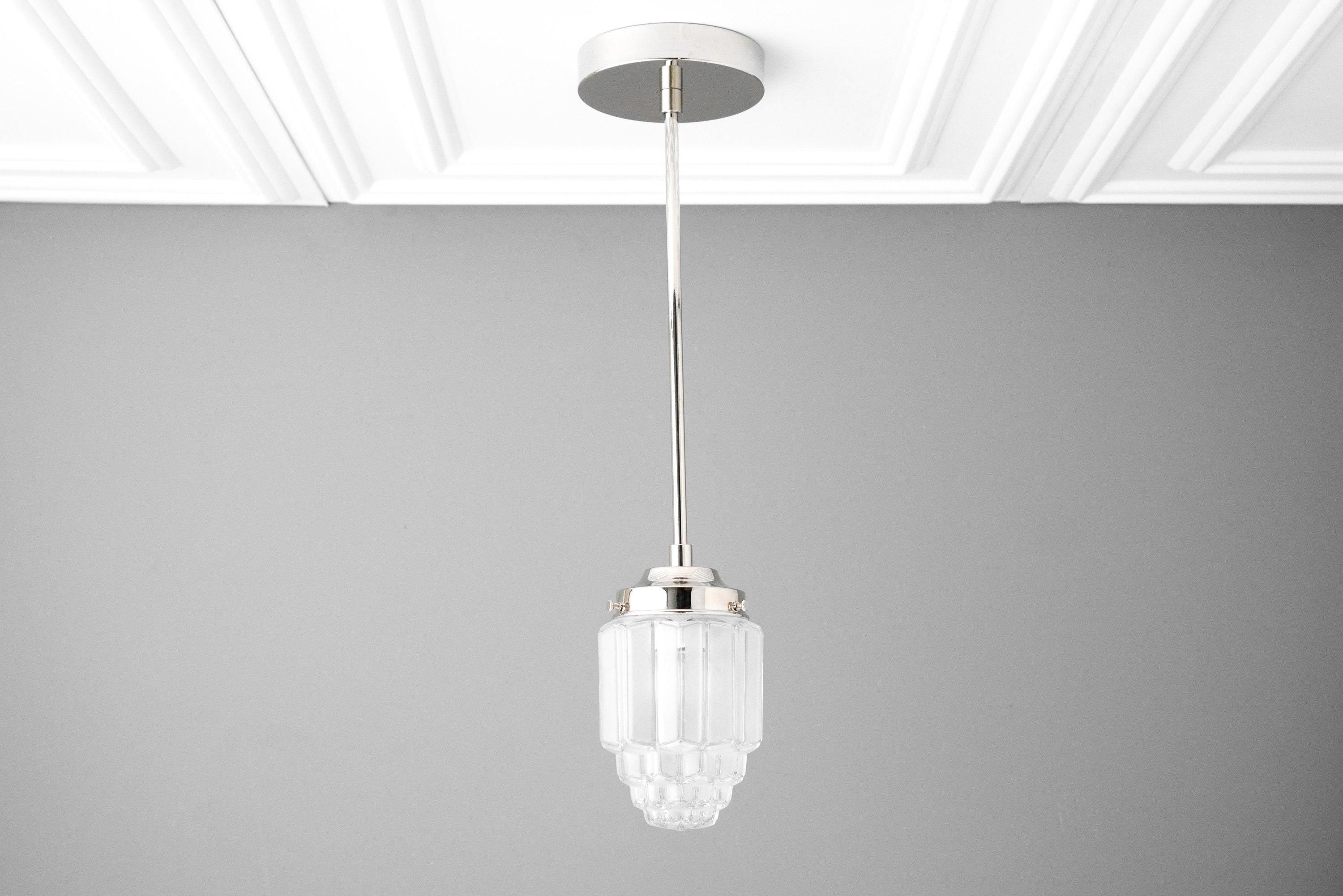 Tierlux Glass Pendant Light - Art Deco Globe Design T347