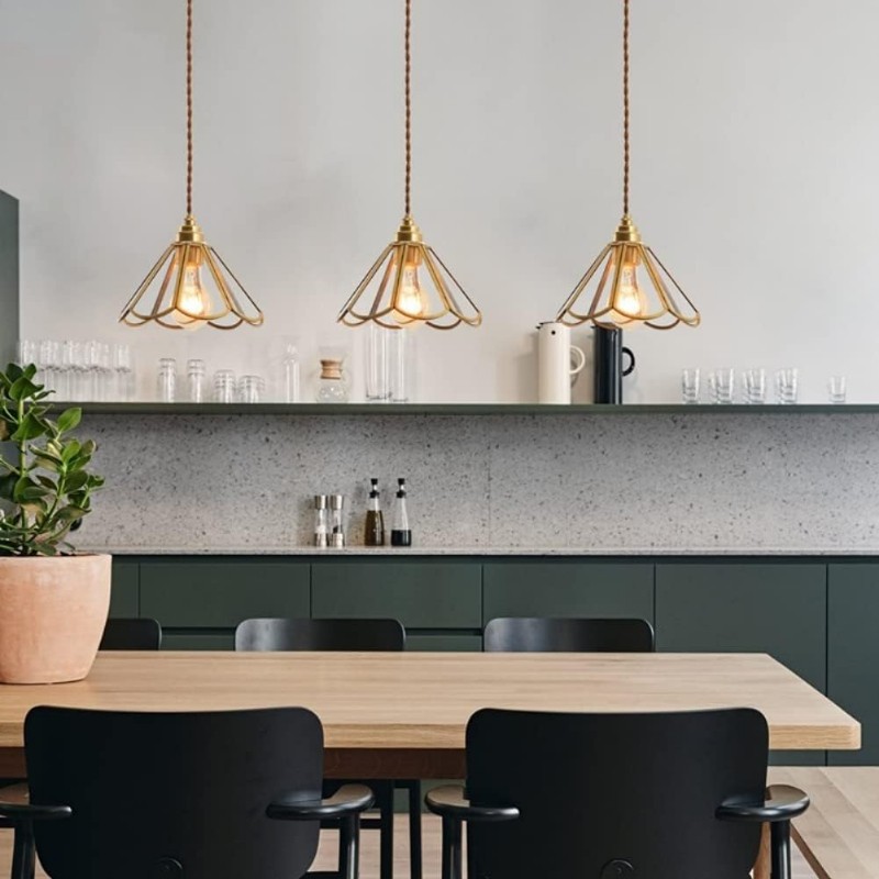 Stained Glass Vintage Pendant Light