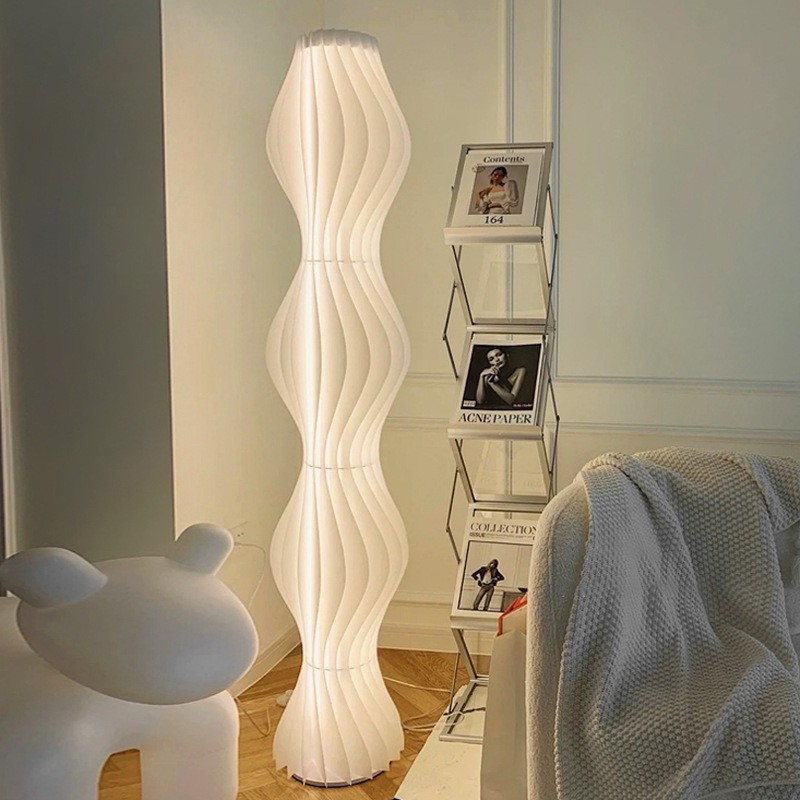 Modern Grass Skirt Vapor Floor Lamp for Living Room