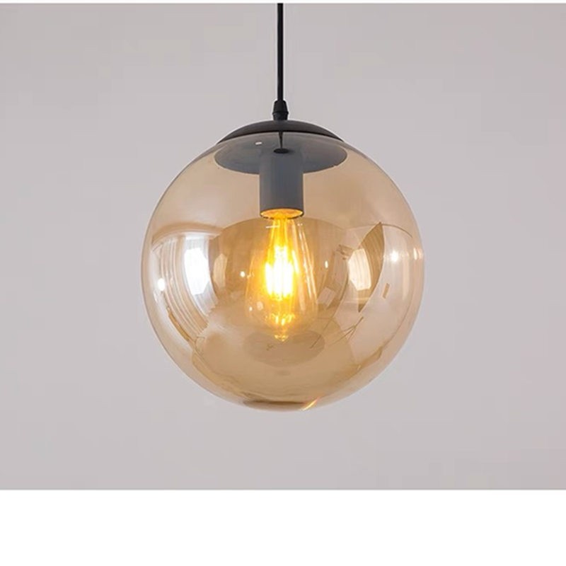 Glass Ball Pendant Light