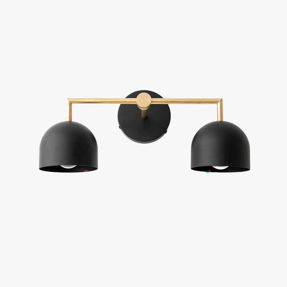Metio Dome Farmhouse Wall Lamp - Metal Bathroom Mirror Sconce Light T450
