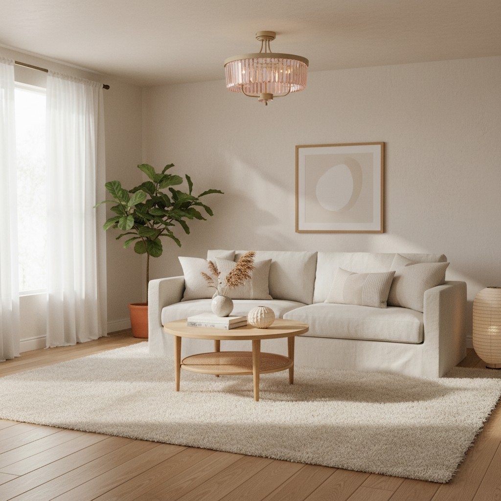 Beveline 3 Light Round Semi Flush - Faceted Cut Glass Shade Metal Finish for Hallways and Bedrooms T882