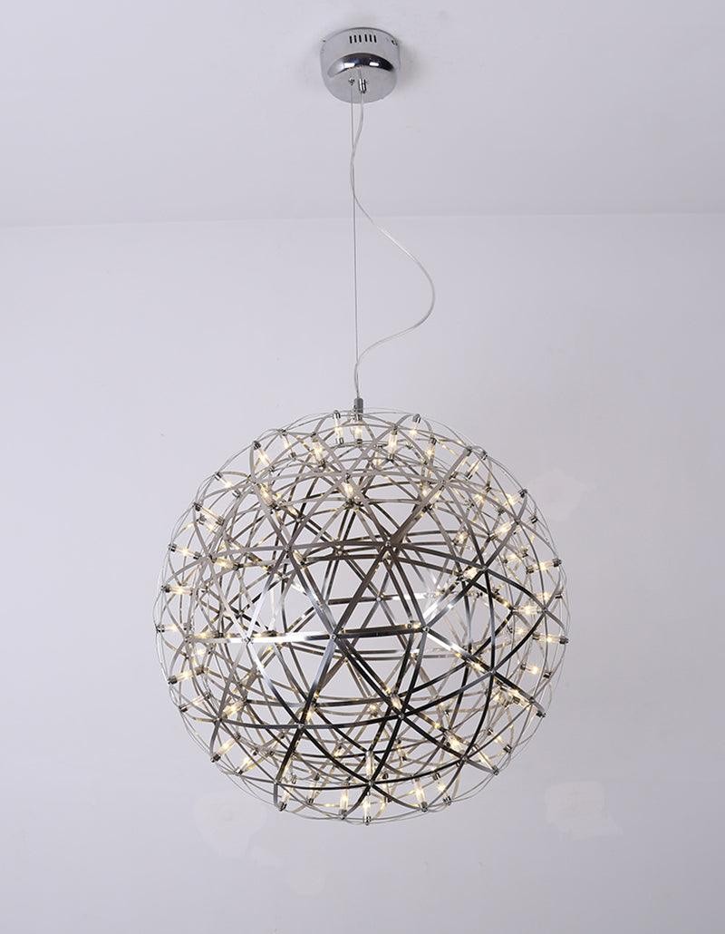 Silver Spark Ball Pendant Light T204