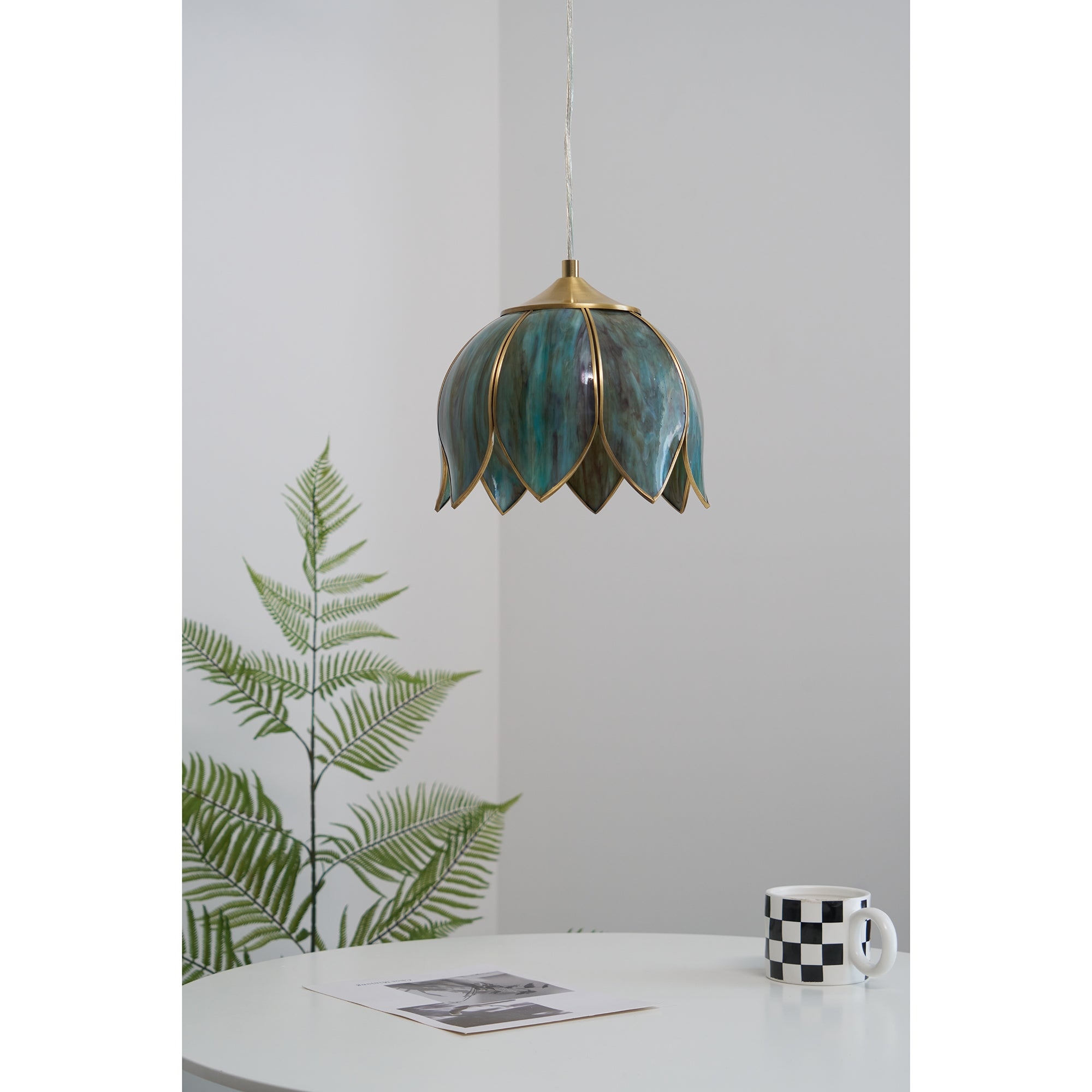 Retro Lotus Pendant Lamp T1806