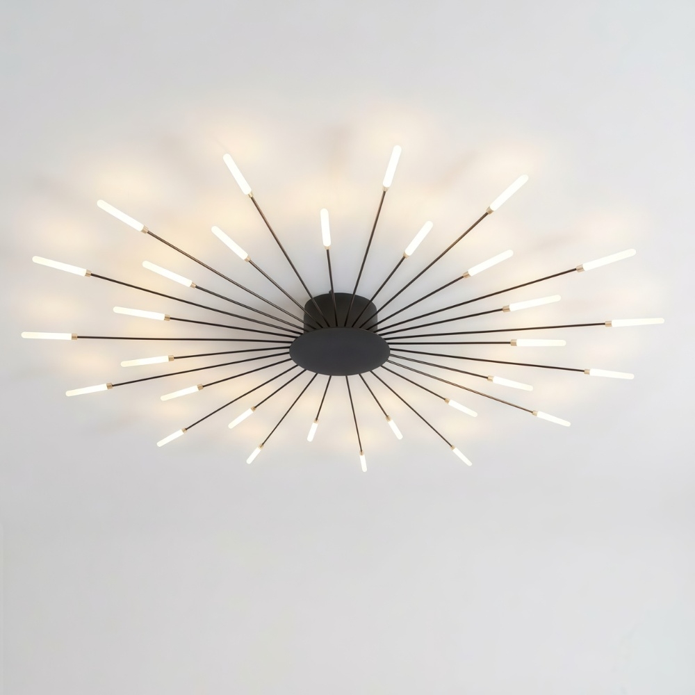 Sputnik Led Fireworks Flush Mount Ceiling Light S40