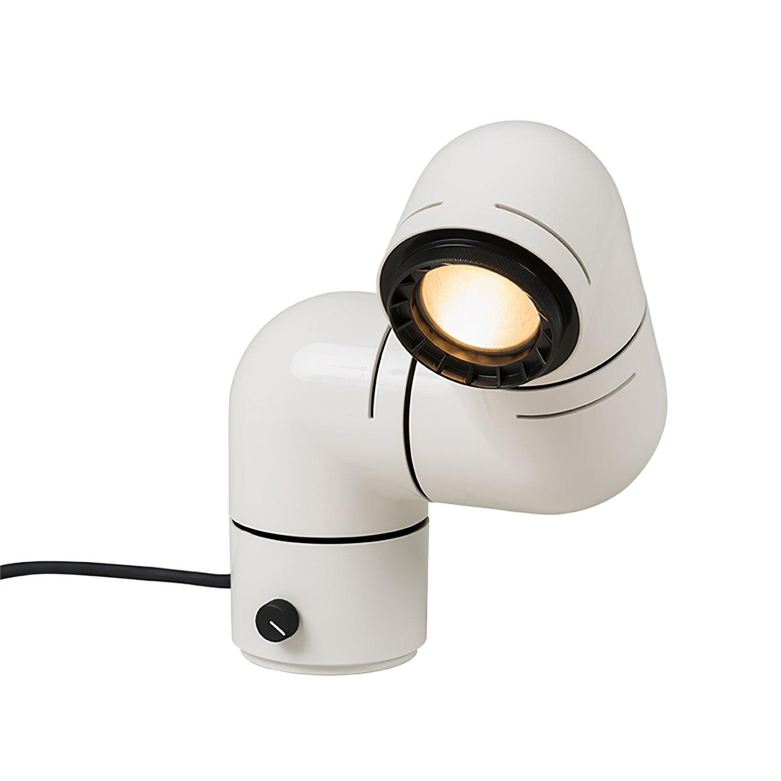 Red Tubular Table Lamp Suitable For Bedroom M504