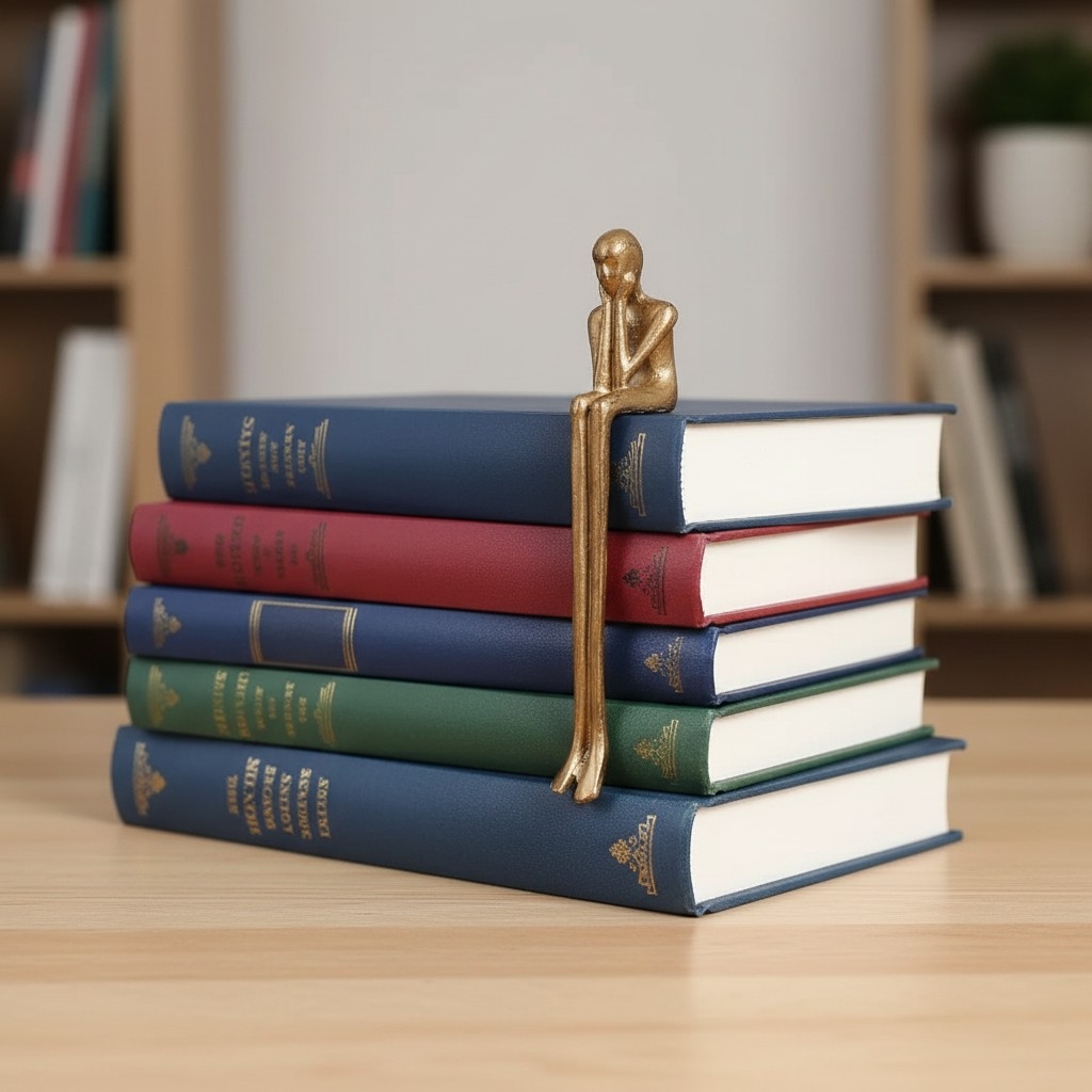Floxo Abstract Metal Figurine – Nordic Sculpture for Desks T1195