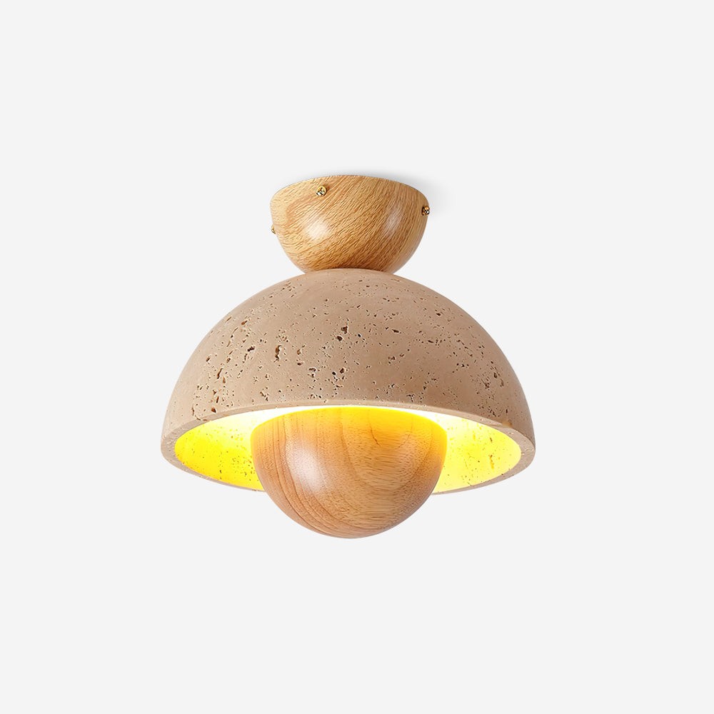 Japanese Wooden Inverted Ceiling Light M88