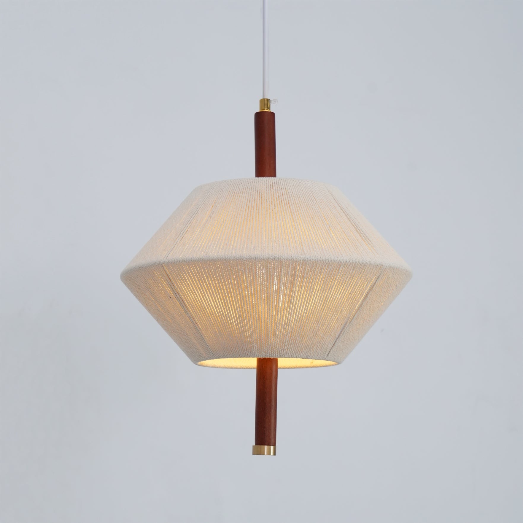 Japanese Wabi-Sabi Style Woven Fabric Pendant Lamp M10