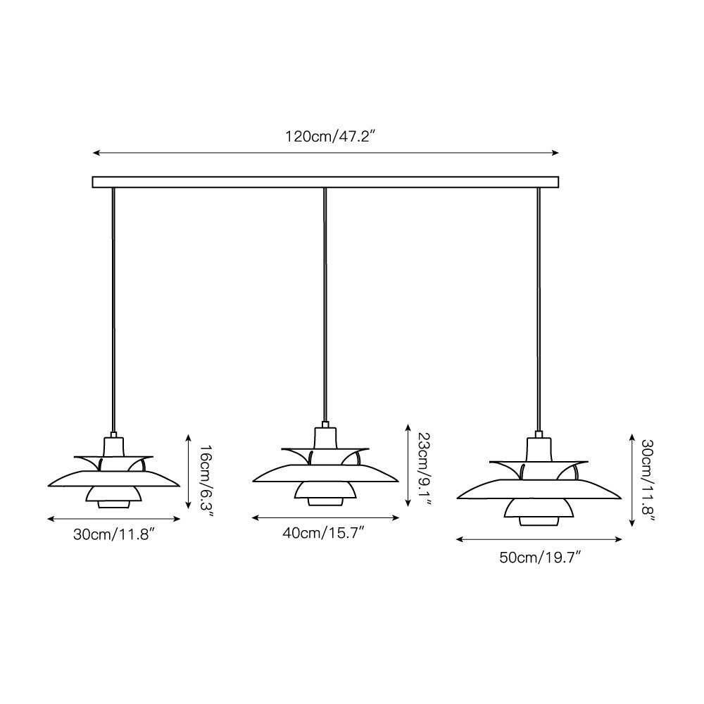 Gold Foil PH Pendant Lamp T1986