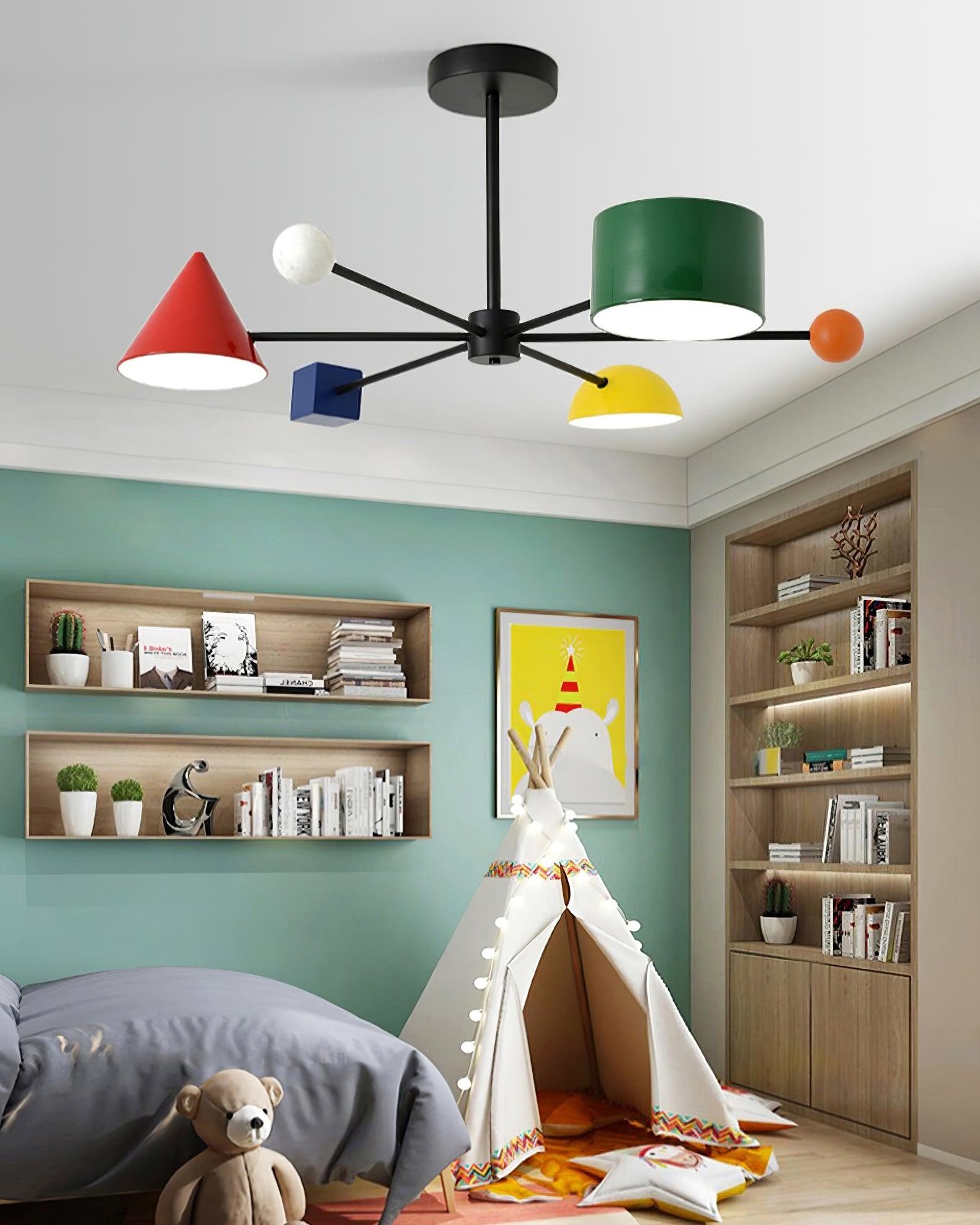 Geometric Colorful Ceiling Light M276