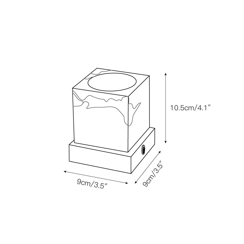Cube Marble Table Lamp T1798