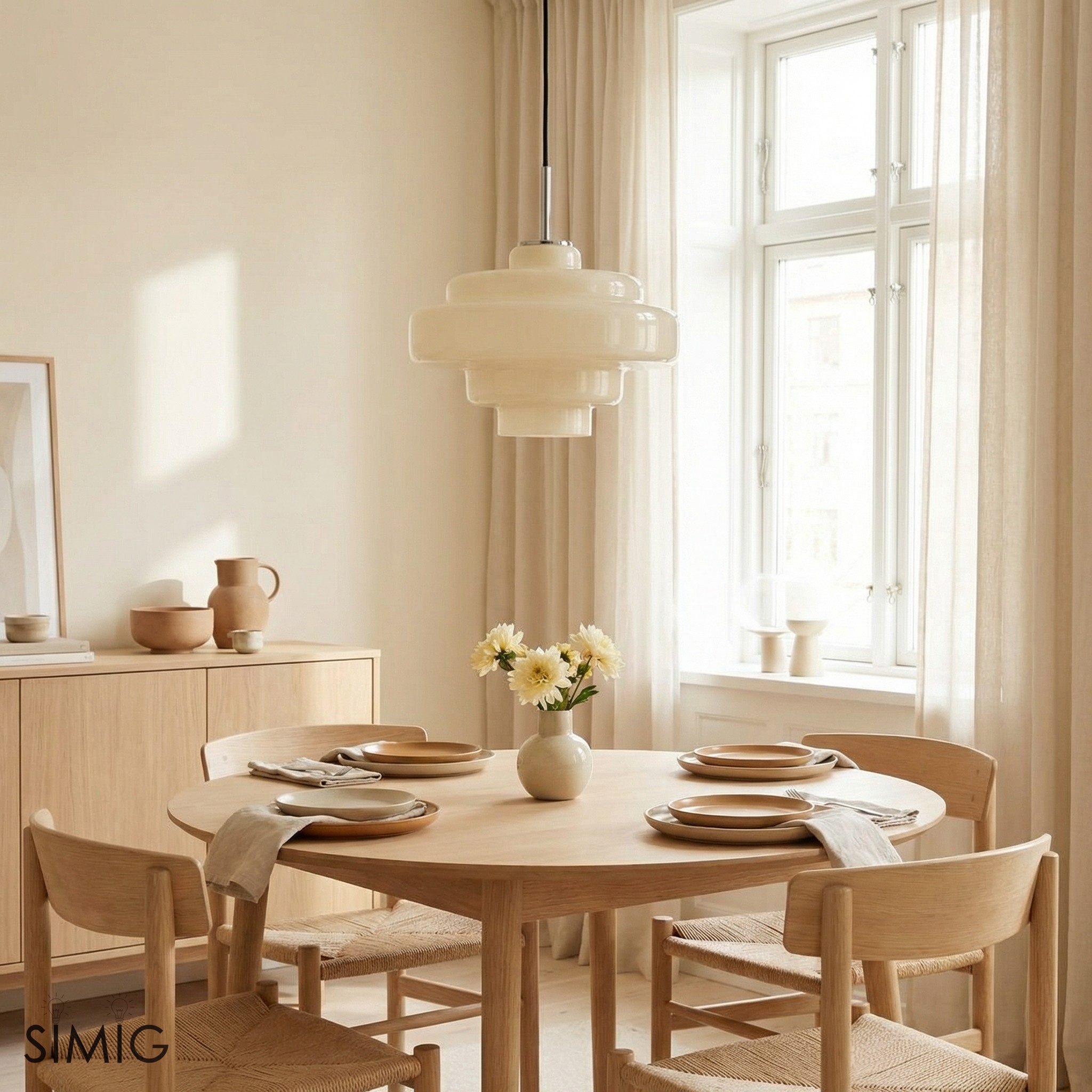 Koloro Multi-Layer Pendant Light - Vintage Metal and Glass for Living Room T277