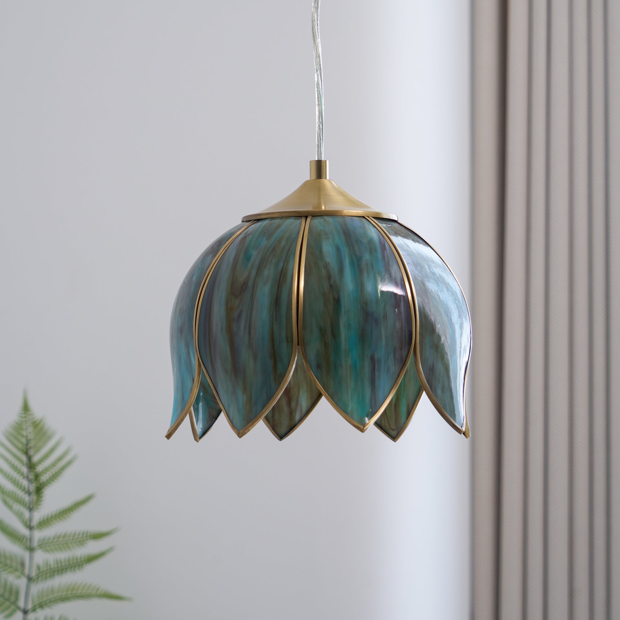 Retro Lotus Pendant Lamp T1806