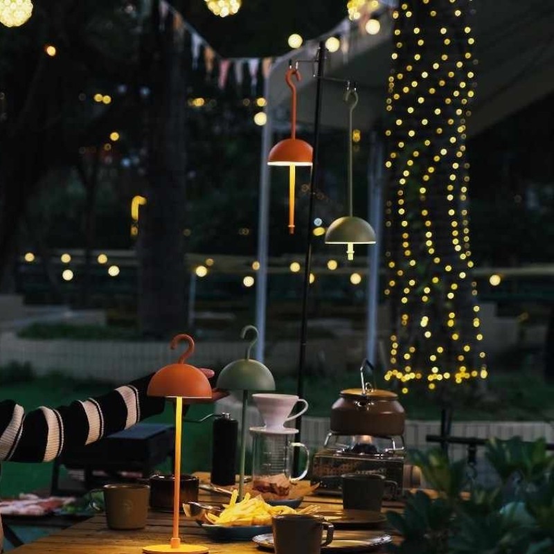 Macaron Wireless Rechargeable Portable Metal Table Lamp S202