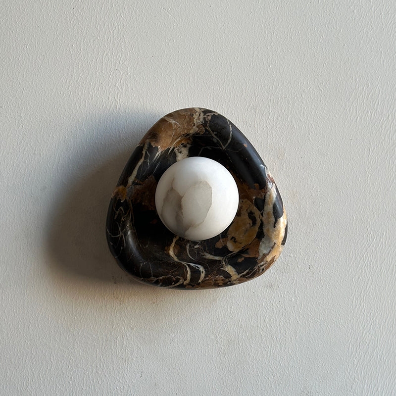 Black Pearl Marble Wall Lamp T1875