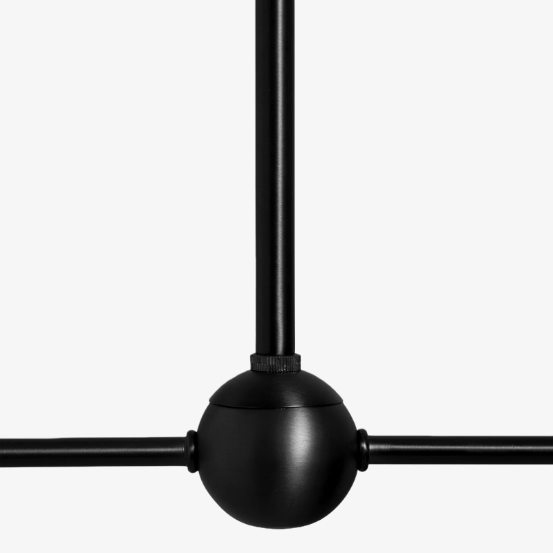 Ruffmeto Ruffled Shade Metal Frame Chandelier for Dining, Entry and Living Room T690