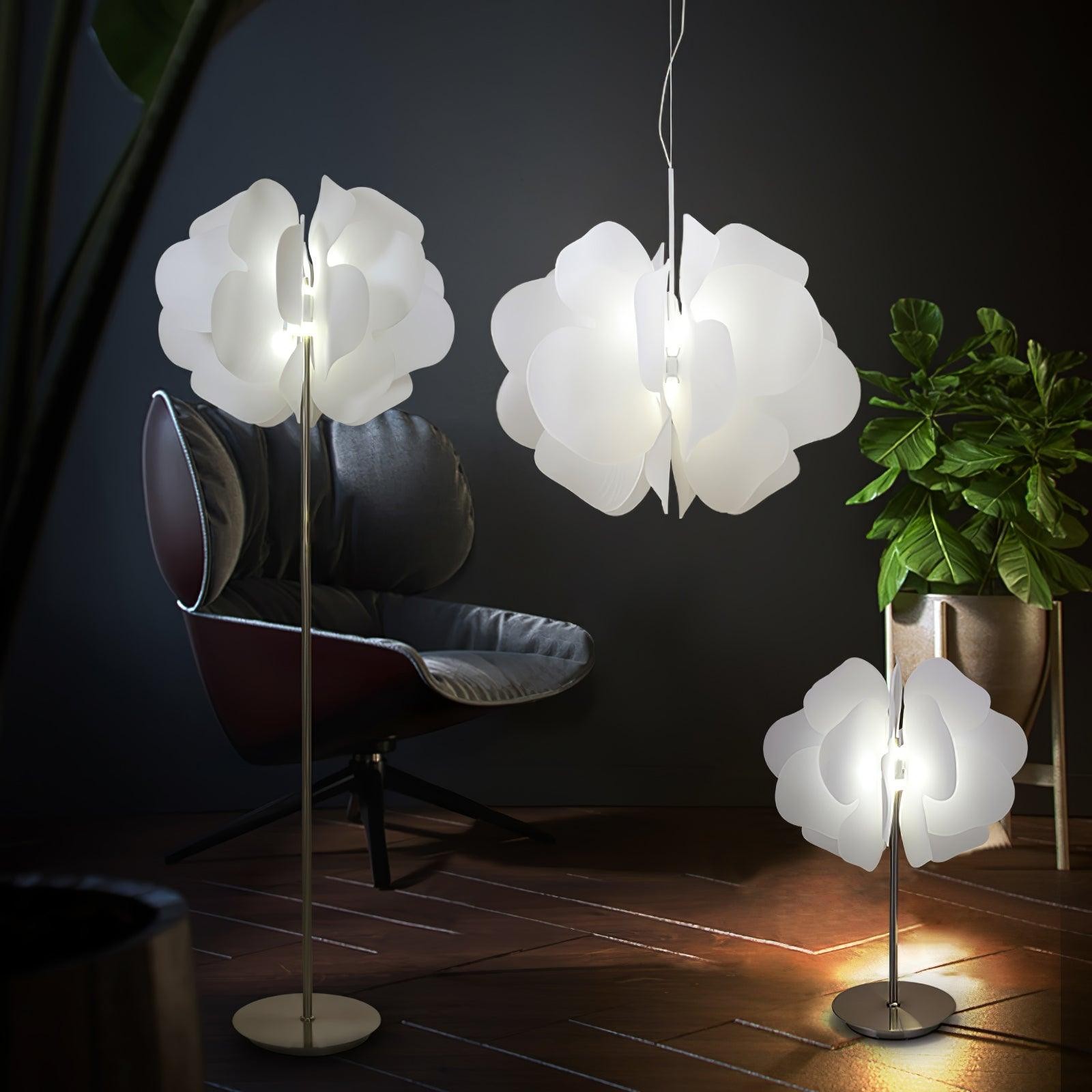 Modern Plastic Flower Design Pendant Lamp M527