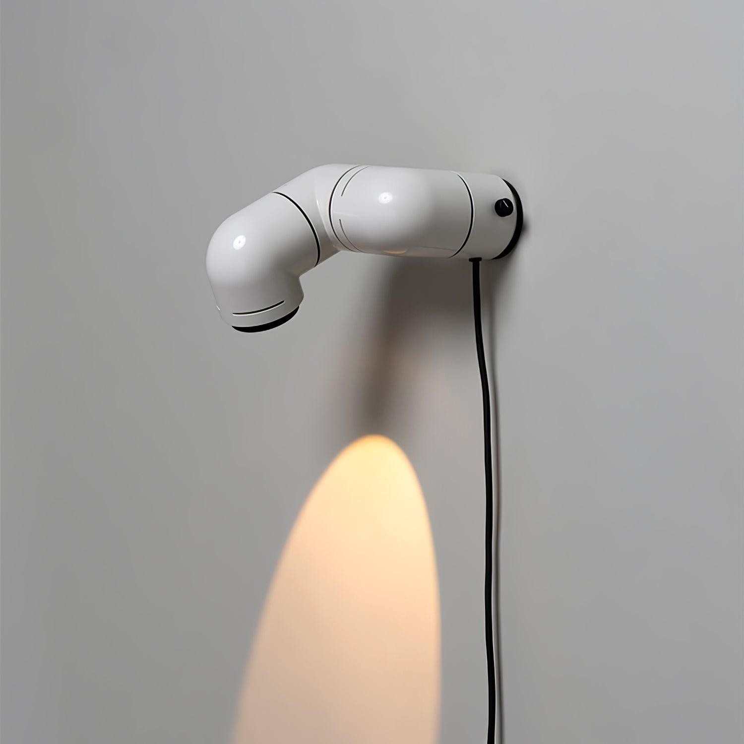 Red Tubular Table Lamp Suitable For Bedroom M504