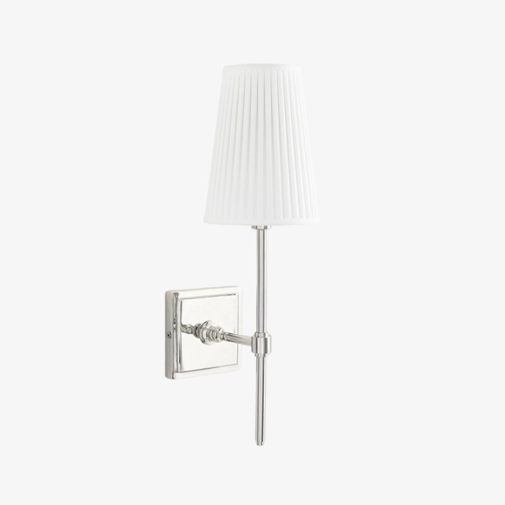 Derlina Stylish Retro Wall Lamp with White Linen Shades – Modern Industrial Design for Any Room T273