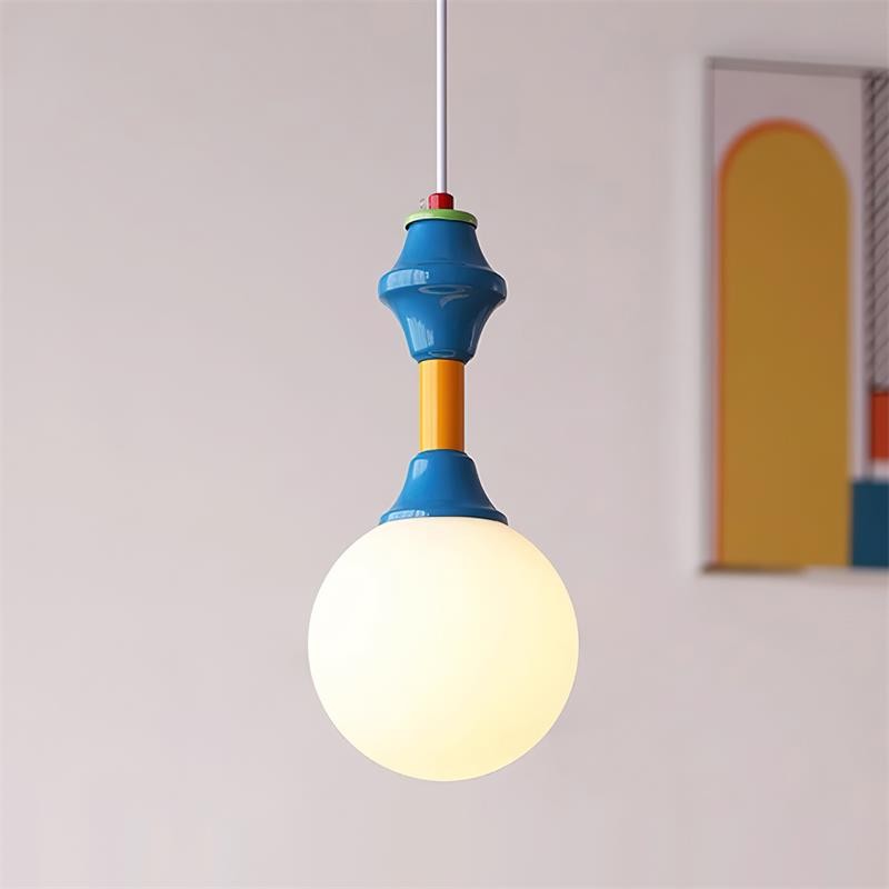 French Blue And White Atmosphere Pendant lamp M93
