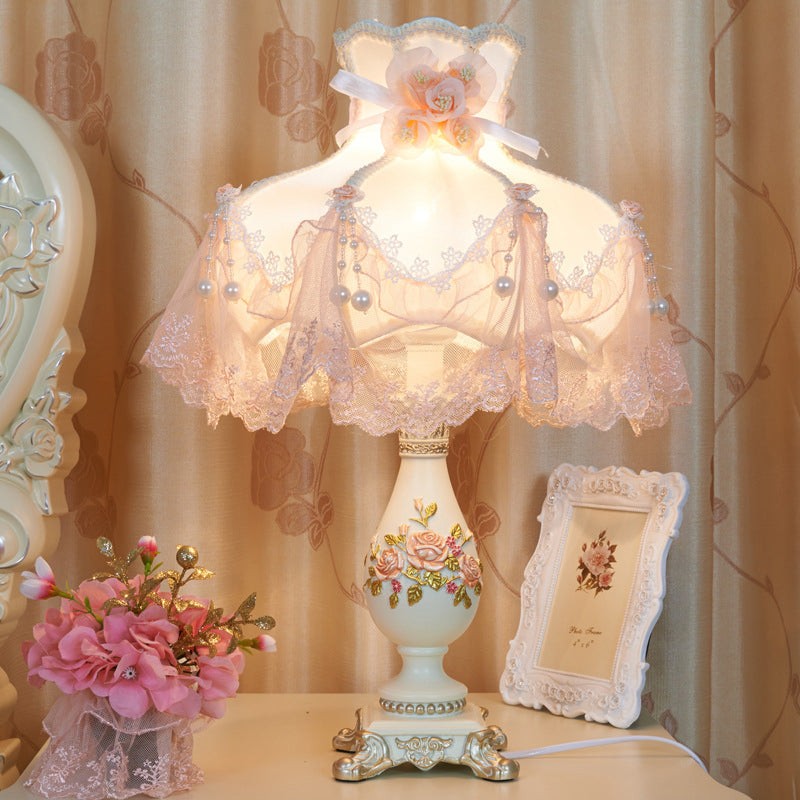 Vase Palace Resin Fabric Table Lamp M494