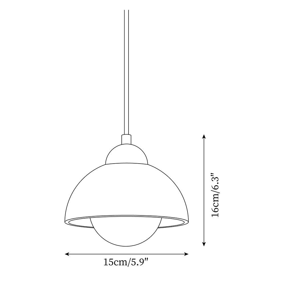 Yellow Travertine Wabi-Sabi Style Pendant Lamp M97