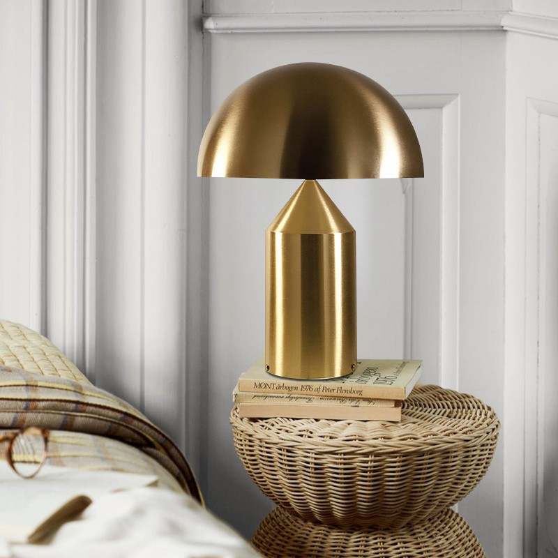 HaloVell Table Lamp Sculptural Dome - Modern Bedroom Lighting