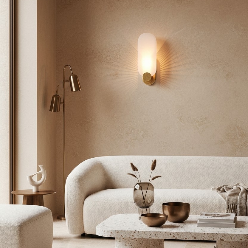 Albi Decorative Wall Sconce Ambient Diffused Glow - Artful Carved Aesthetic Dining Room Corridor T713