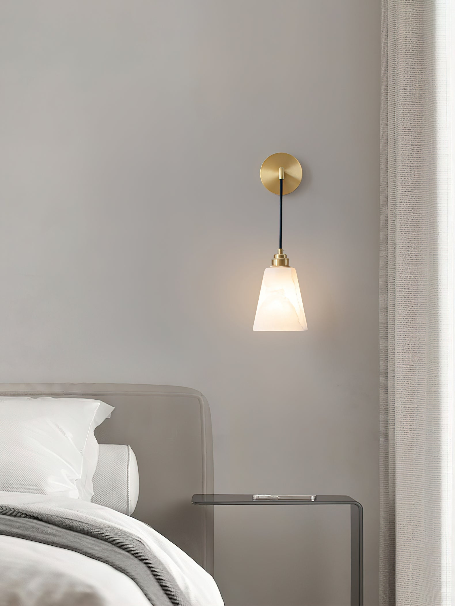 Droplet Alabaster Wall Lamp T1627