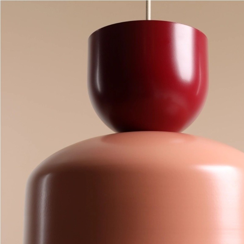 Modern Dual‑Shade Pendant Lamp With Scandinavian Style S227