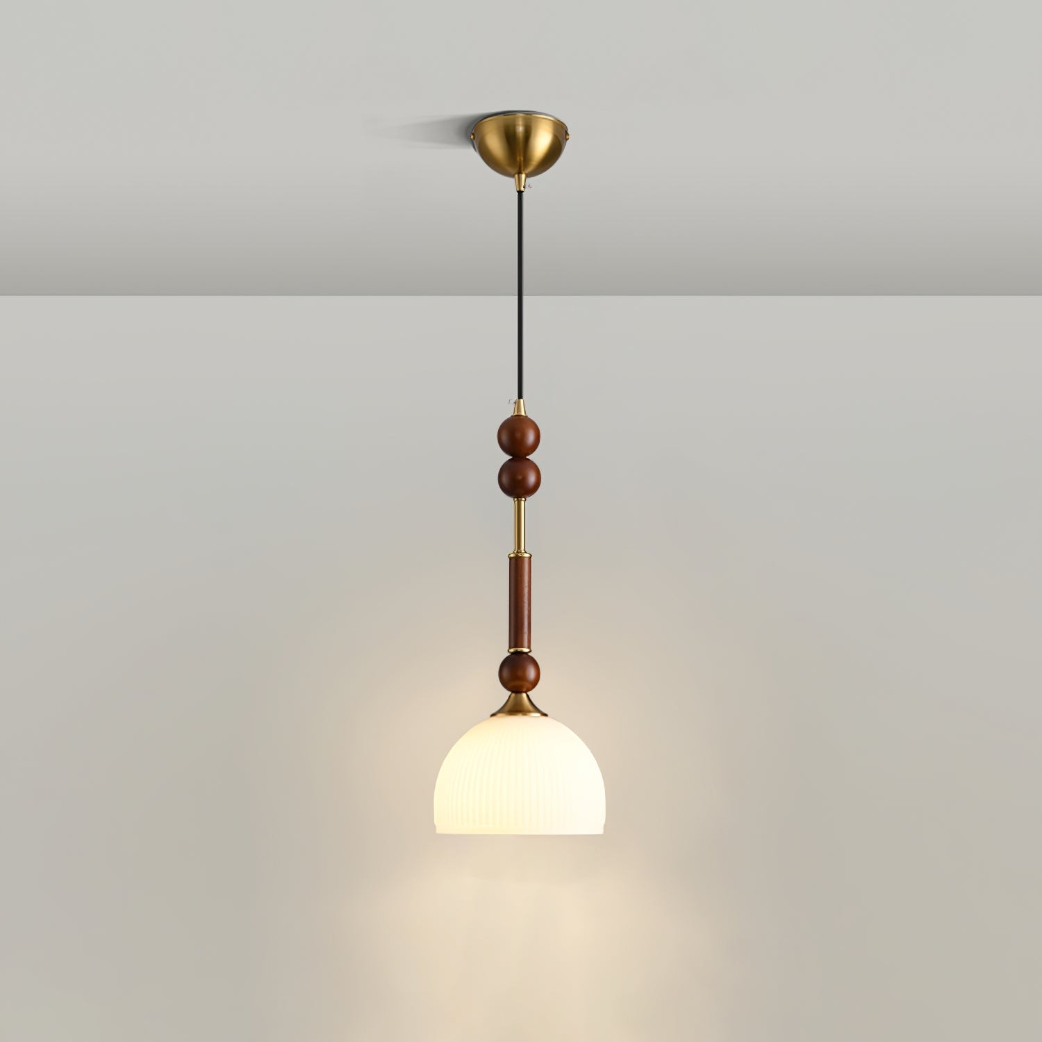 Retro Solid Wood Series Pendant Lamp M420