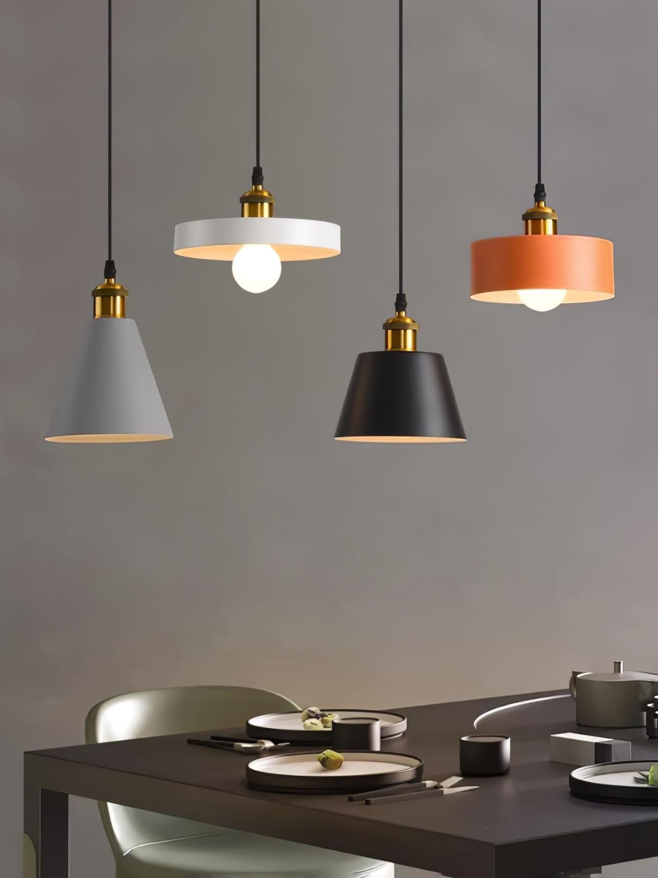 Modern Resin Geometric Pendant Lamp M326