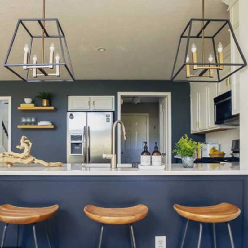 Trapezium Cage Pendant Light