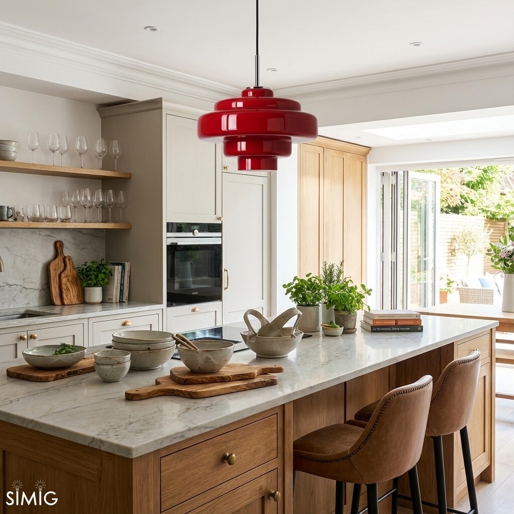 Koloro Multi-Layer Pendant Light - Vintage Metal and Glass for Living Room T277